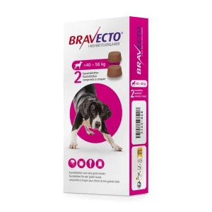 BRAVECTO 1400MG KAUWTABL EXTRA GROTE HOND (>40KG-56KG) 1 stuk