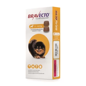 BRAVECTO 112.5MG KAUWTABL ZEER KLEINE HOND (2KG-4.5KG) 1 STUK