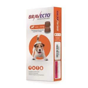 BRAVECTO 250MG KAUWTABL KLEINE HOND (>4.5KG-10KG) 1 STUK